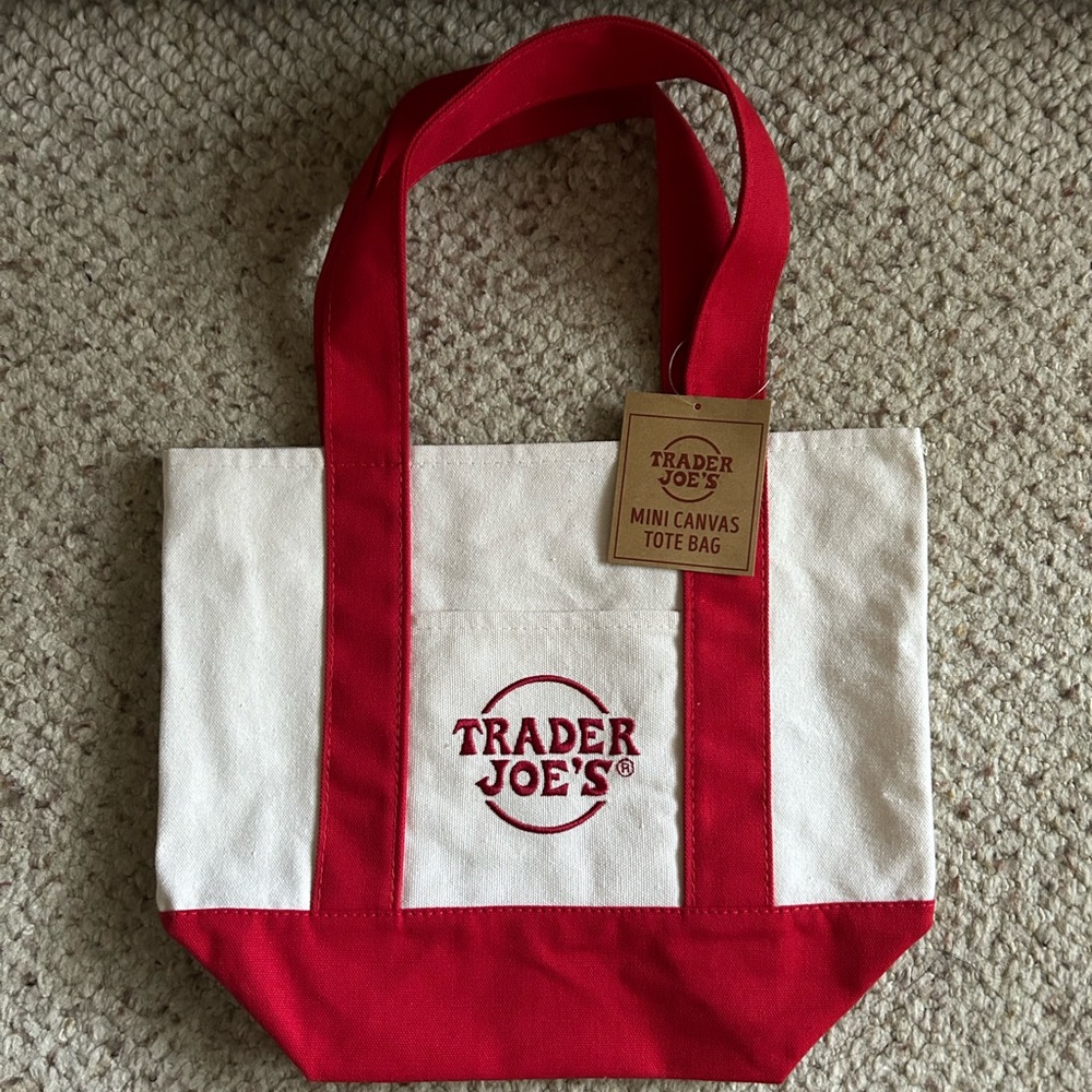 Trader Joes Mini Canvas Tote